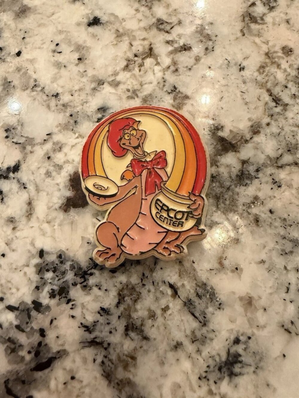 VINTAGE WALT DISNEY EPCOT CENTER REFRIGERATOR MAGNET